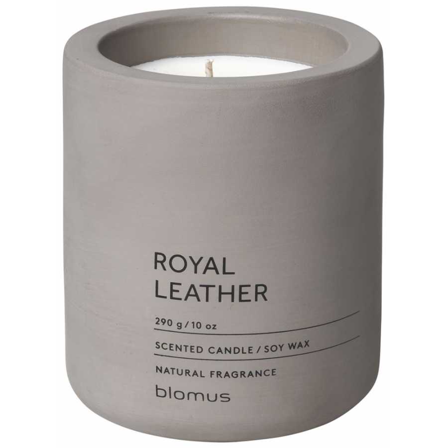 Blomus Fraga Scented Candle - Royal Leather - Large