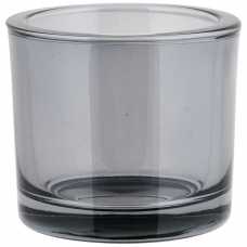 OUTLET Nero Glass Candle Holder