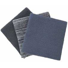 Blomus Wipe Dish Cloths - Set of 3 - Flint Stone