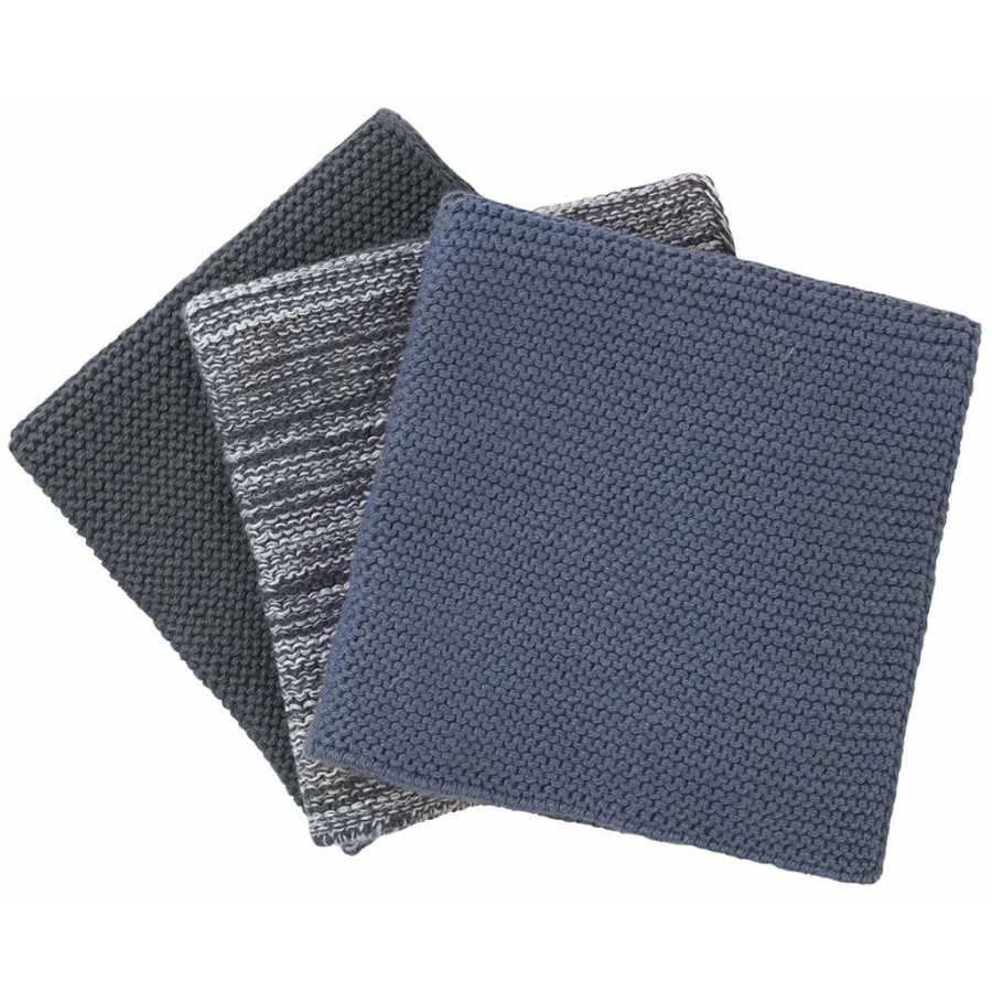 Blomus Wipe Dish Cloths - Set of 3 - Flint Stone