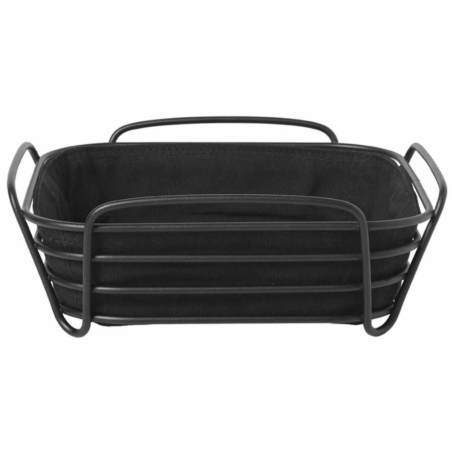 Blomus Delara Square Bread Basket - Black - Large