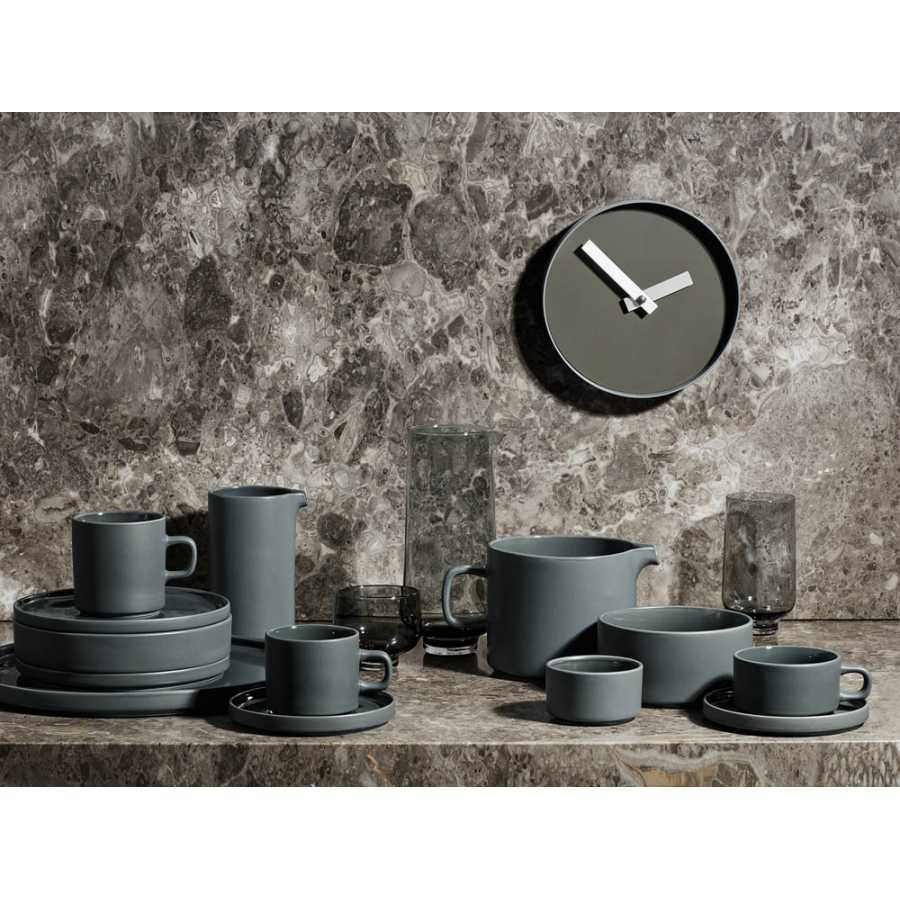 Blomus Rim Clock - Tarmac & Steel Grey - Small