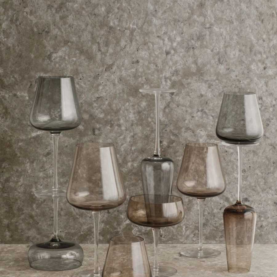 Blomus Belo White Wine Glasses - Set of 2 - Smoke