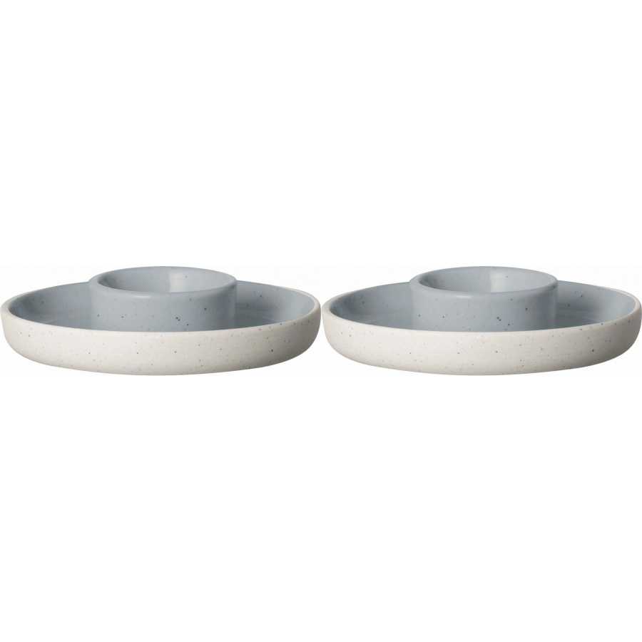 Blomus Sablo Egg Cups - Set of 2 - Stone