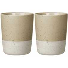 Blomus Sablo Mugs Without Handles - Set of 2 - Savannah