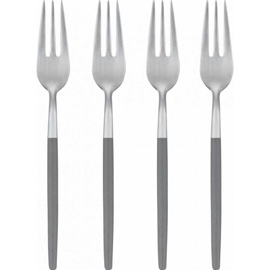 Blomus Maxime Cake Forks - Set of 4 - Sharkskin