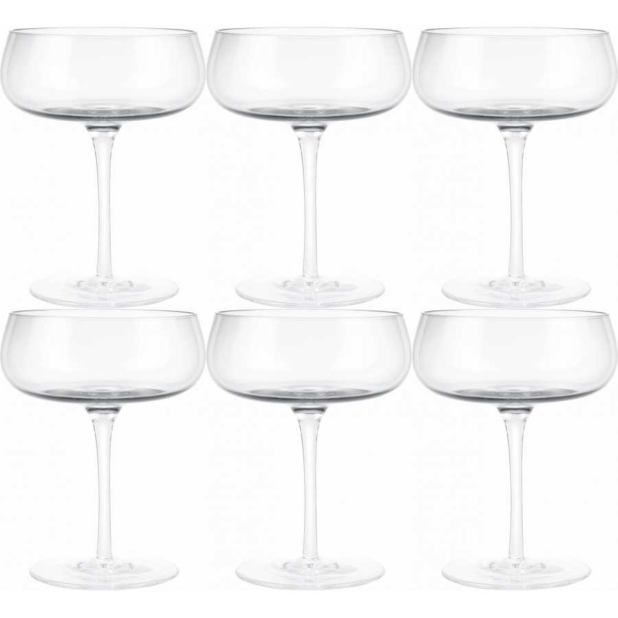 Blomus Belo Champagne Glasses - Set of 6 - Clear