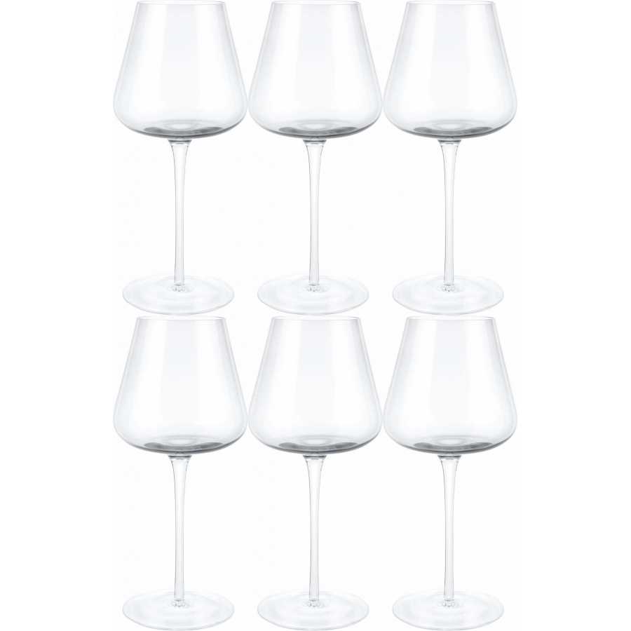 Blomus Belo White Wine Glasses - Set of 6 - Clear