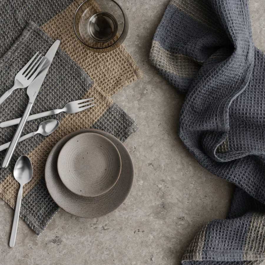 Blomus Gano Dishcloths - Set of 2 - Steel Grey & Tan