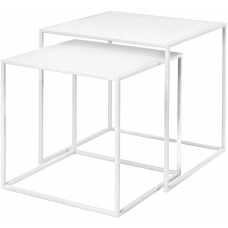 Blomus Fera Nest of Side Tables - Set of 2 - White
