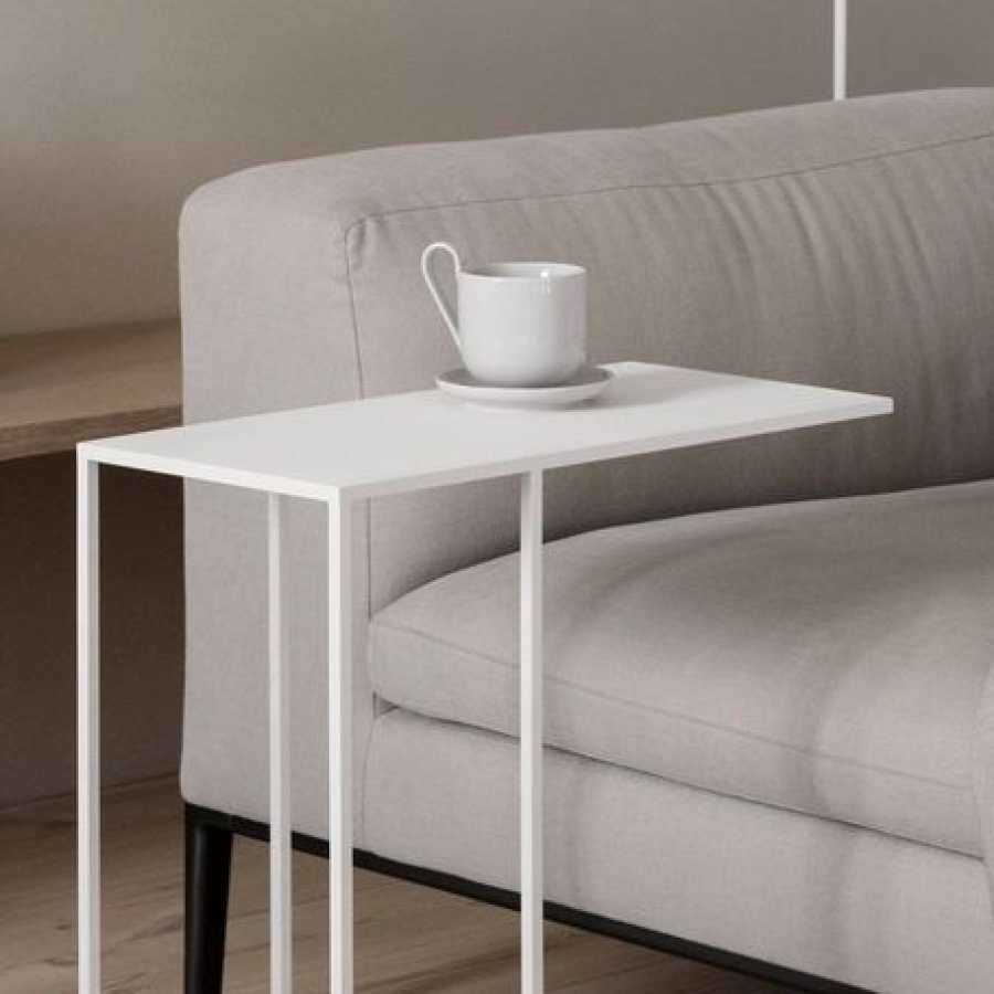 Blomus Fera Sofa Side Table - White