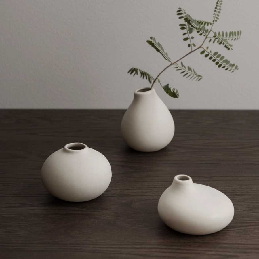 Blomus Nona Vases - Set of 3 - White