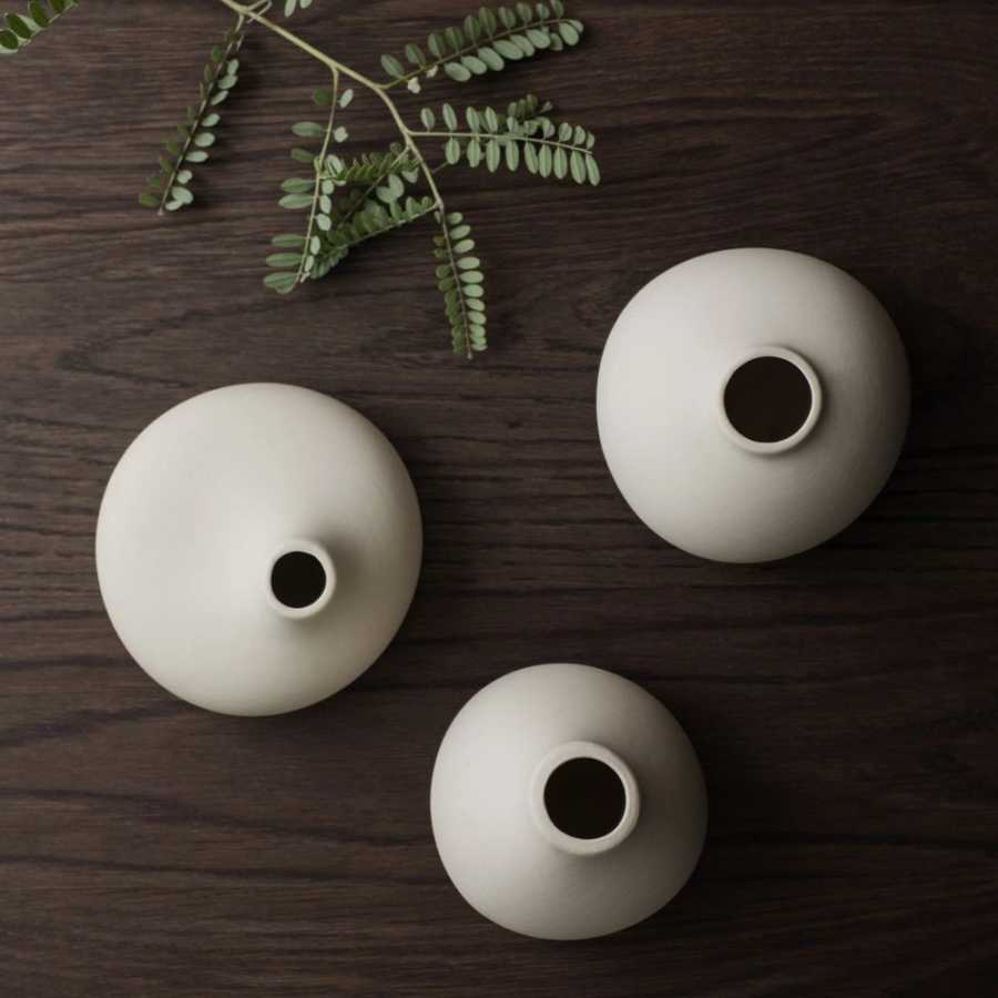 Blomus Nona Vases - Set of 3 - White