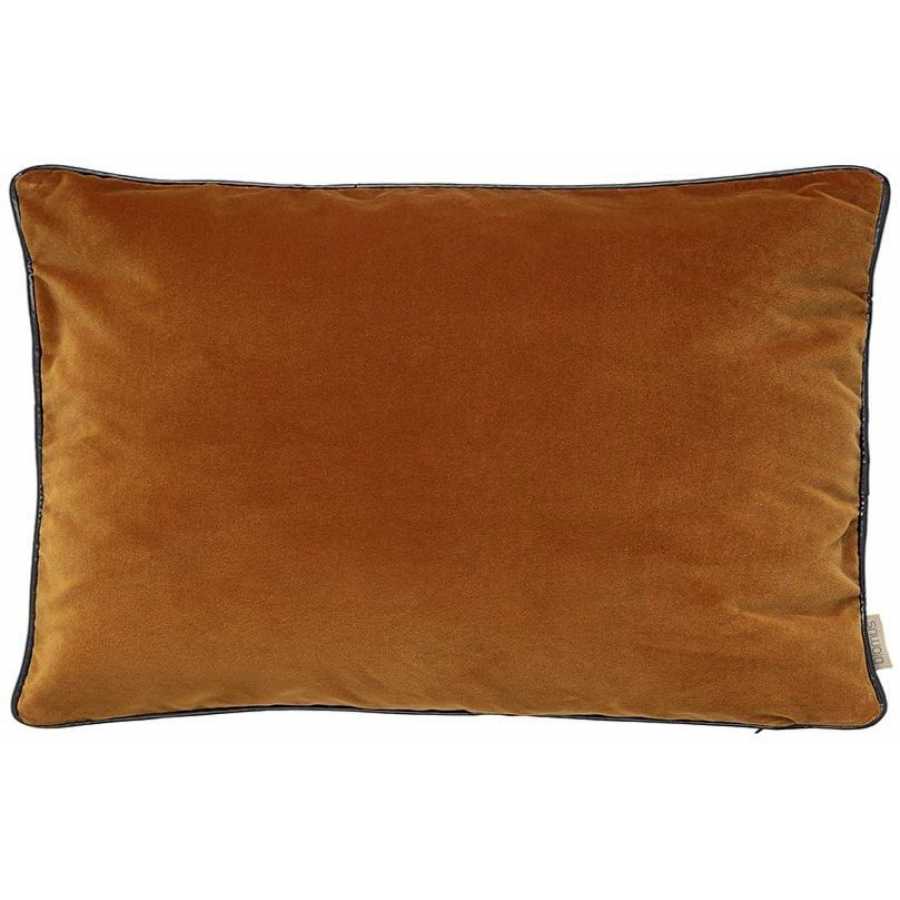 Blomus Velvet Rectangular Cushion Cover - Rustic Brown - Small