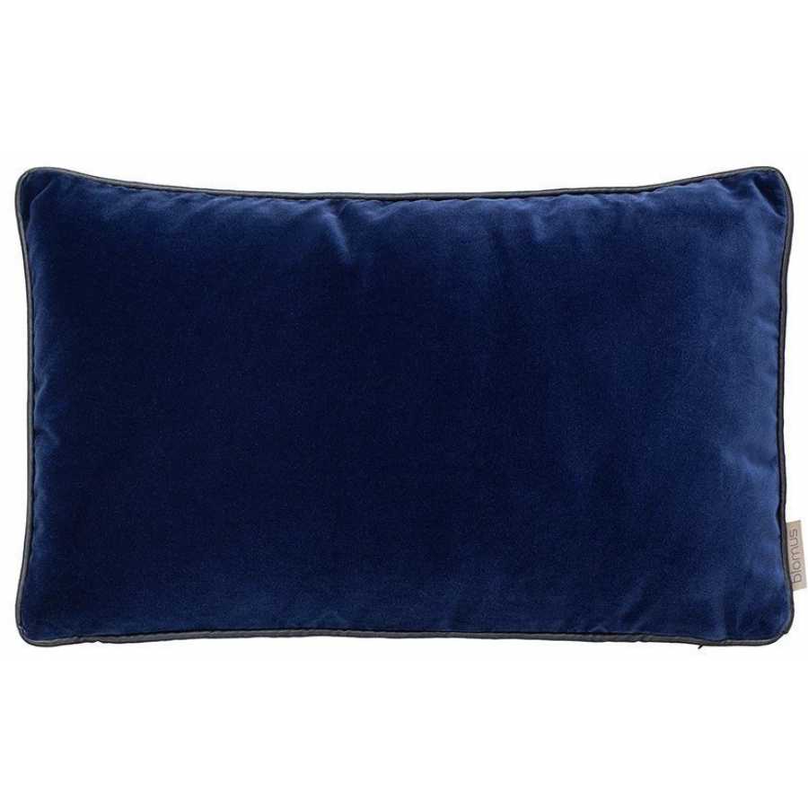 Blomus Velvet Rectangular Cushion Cover - Midnight Blue - Small