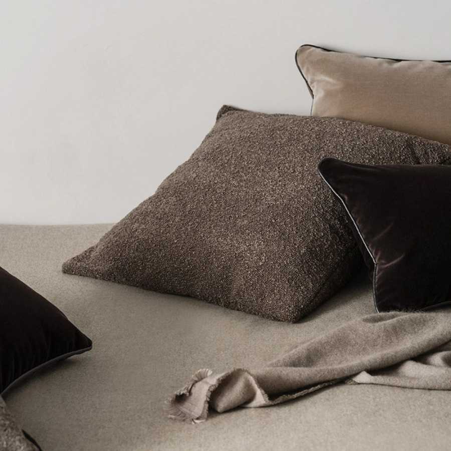 Blomus Velvet Rectangular Cushion Cover - Espresso - Large