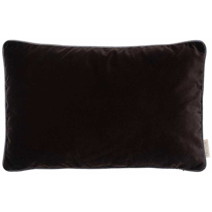 Blomus Velvet Rectangular Cushion Cover - Espresso - Large