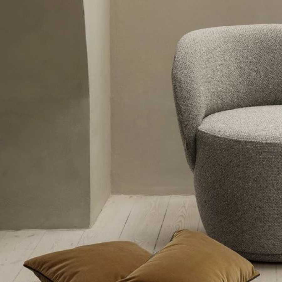 Blomus Velvet Rectangular Cushion Cover - Tan - Large