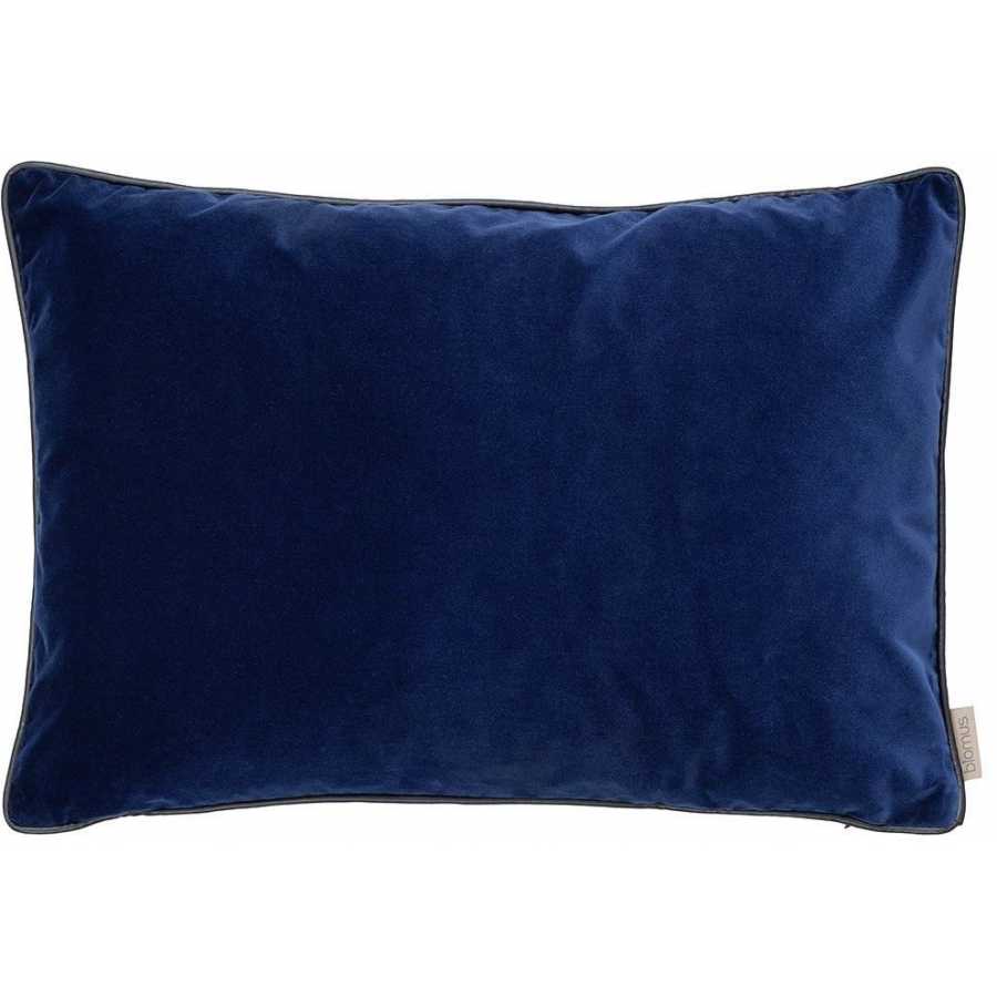 Blomus Velvet Rectangular Cushion Cover - Midnight Blue - Large