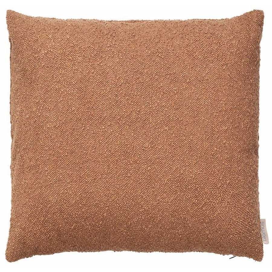 Blomus Boucle Square Cushion Cover - Rustic Brown - Large