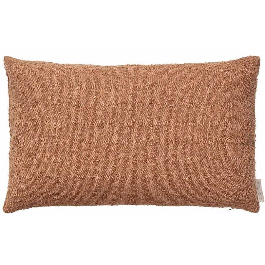 Blomus Boucle Rectangular Cushion Cover - Rustic Brown - Small