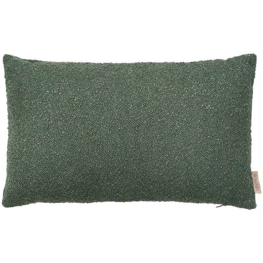 Blomus Boucle Rectangular Cushion Cover - Duck Green - Small