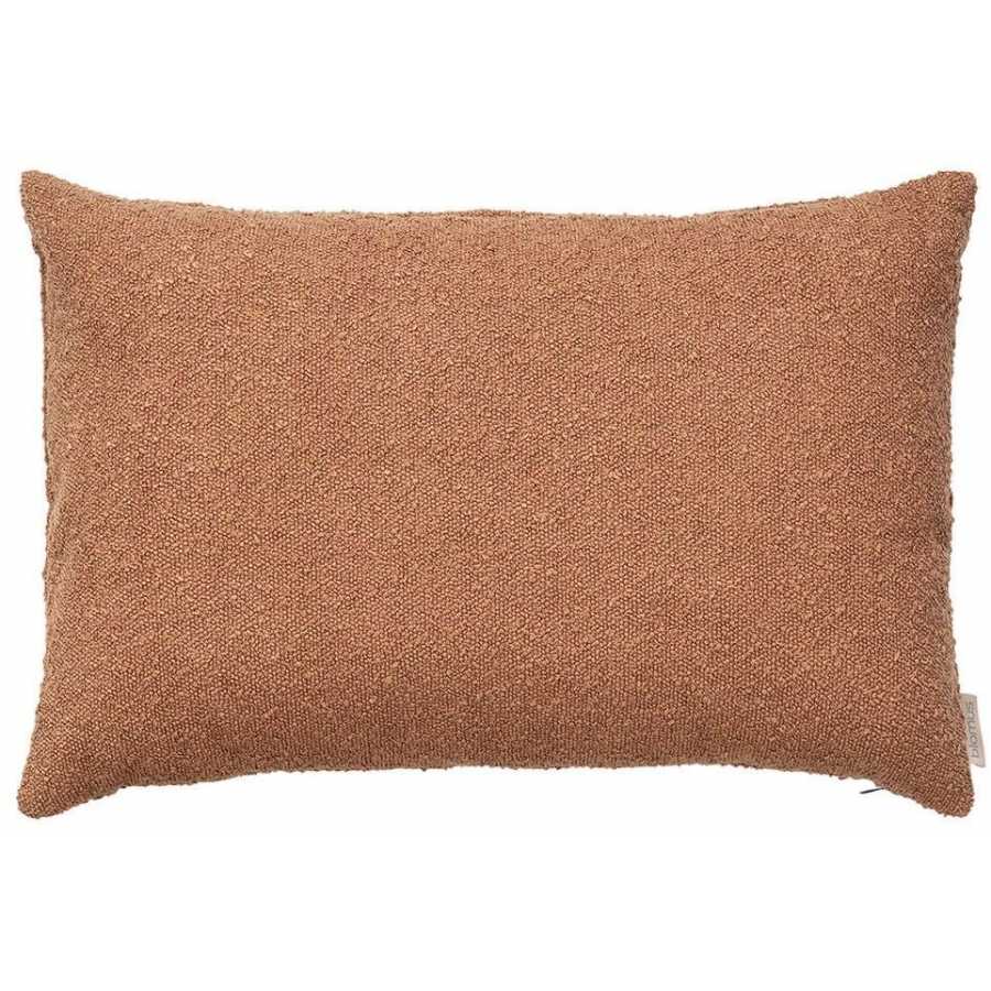 Blomus Boucle Rectangular Cushion Cover - Rustic Brown - Large