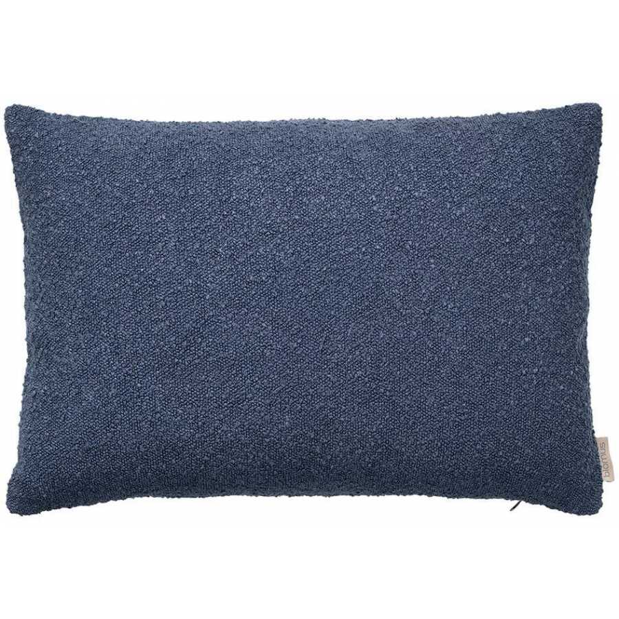 Blomus Boucle Rectangular Cushion Cover - Midnight Blue - Large