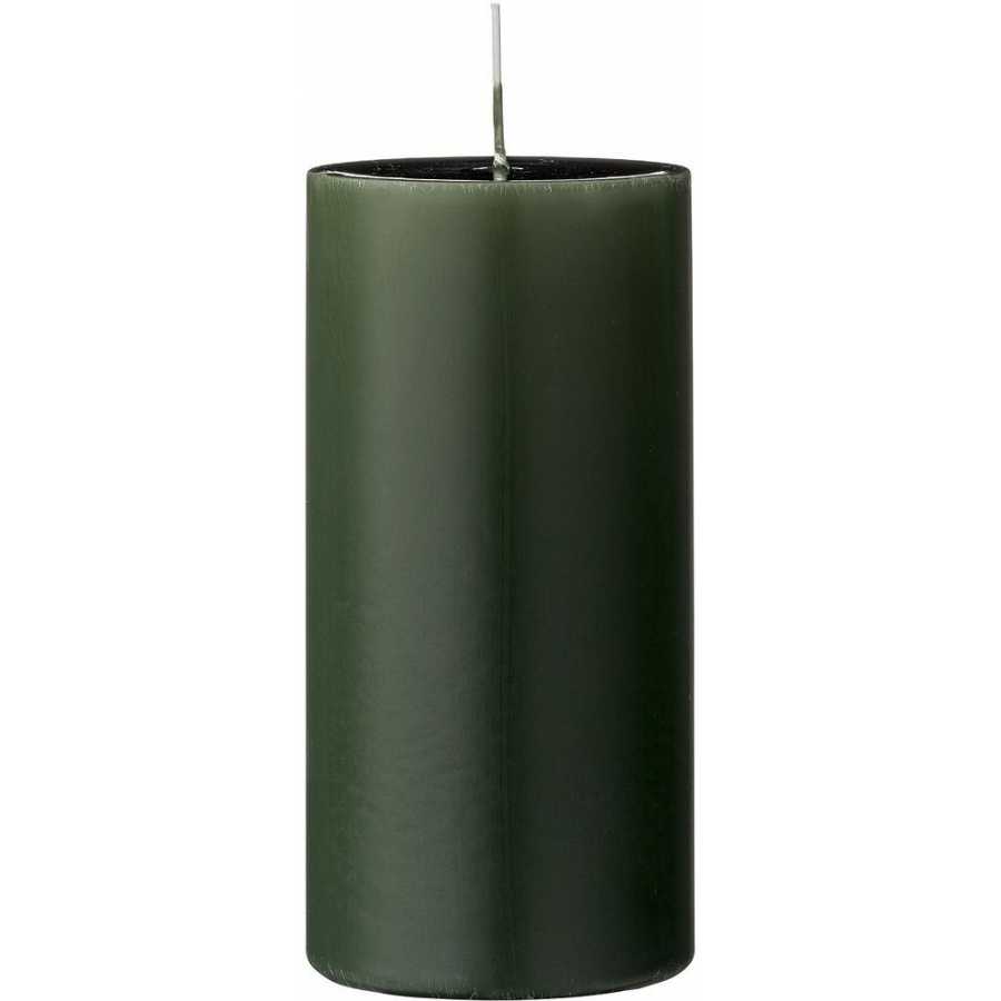 Bloomingville Anja Candle - Dark Green - Small