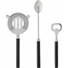 Bloomingville Party Cocktail Tools - Set of 3 - Silver