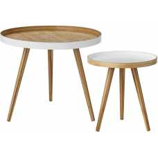 Bloomingville Cappuccino Side Tables - Set of 2