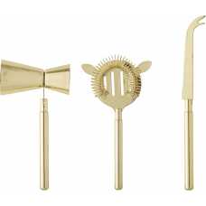 Bloomingville Party Cocktail Tools - Set of 3 - Gold