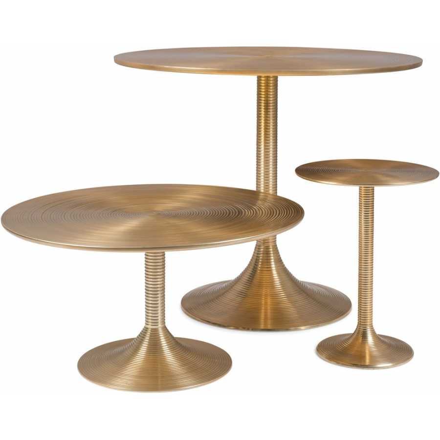Bold Monkey Hypnotising Side Table - Gold