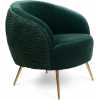 Bold Monkey So Curvy Lounge Chair - Dark Green