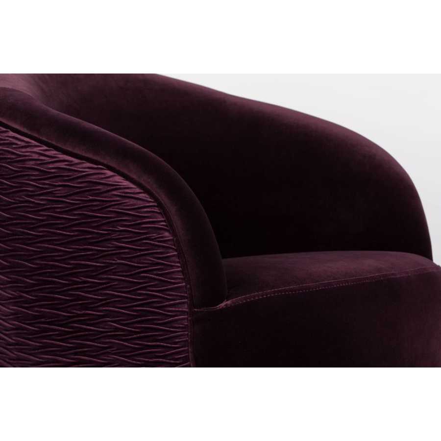 Bold Monkey So Curvy Lounge Chair - Purple