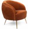 Bold Monkey So Curvy Lounge Chair - Orange