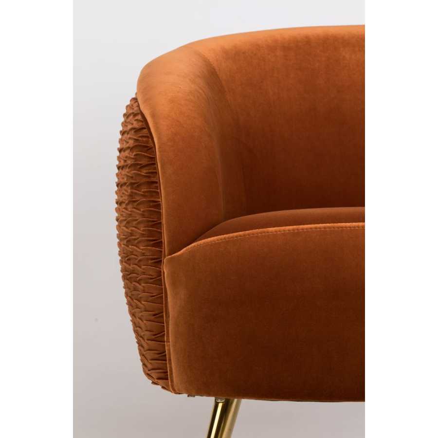 Bold Monkey So Curvy Lounge Chair - Orange