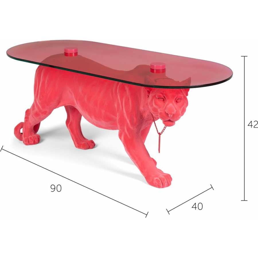 Bold Monkey Dope As Hell Coffee Table - Pink