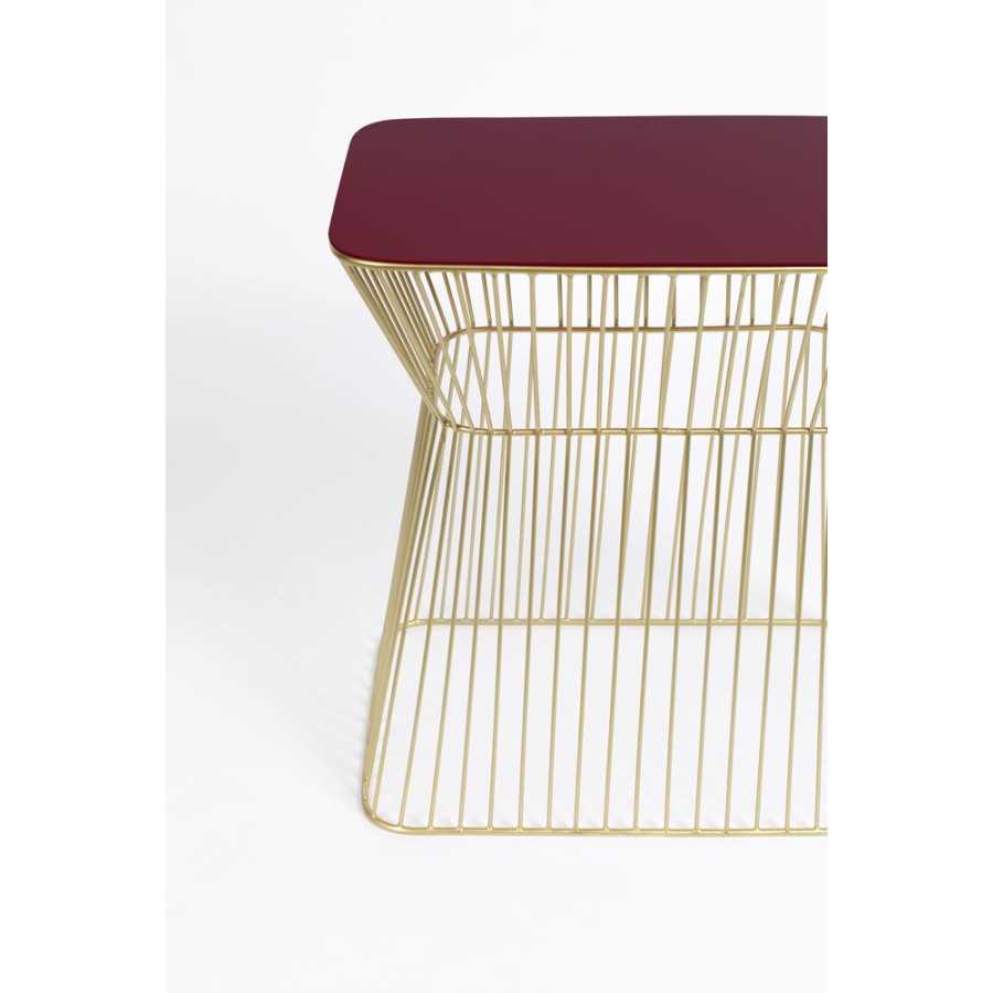 Bold Monkey No Offence Side Table - Wine Red