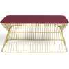 Bold Monkey No Offence Coffee Table - Wine Red