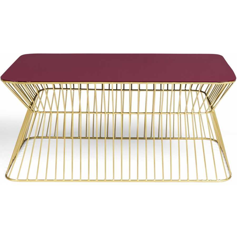 Bold Monkey No Offence Coffee Table - Wine Red