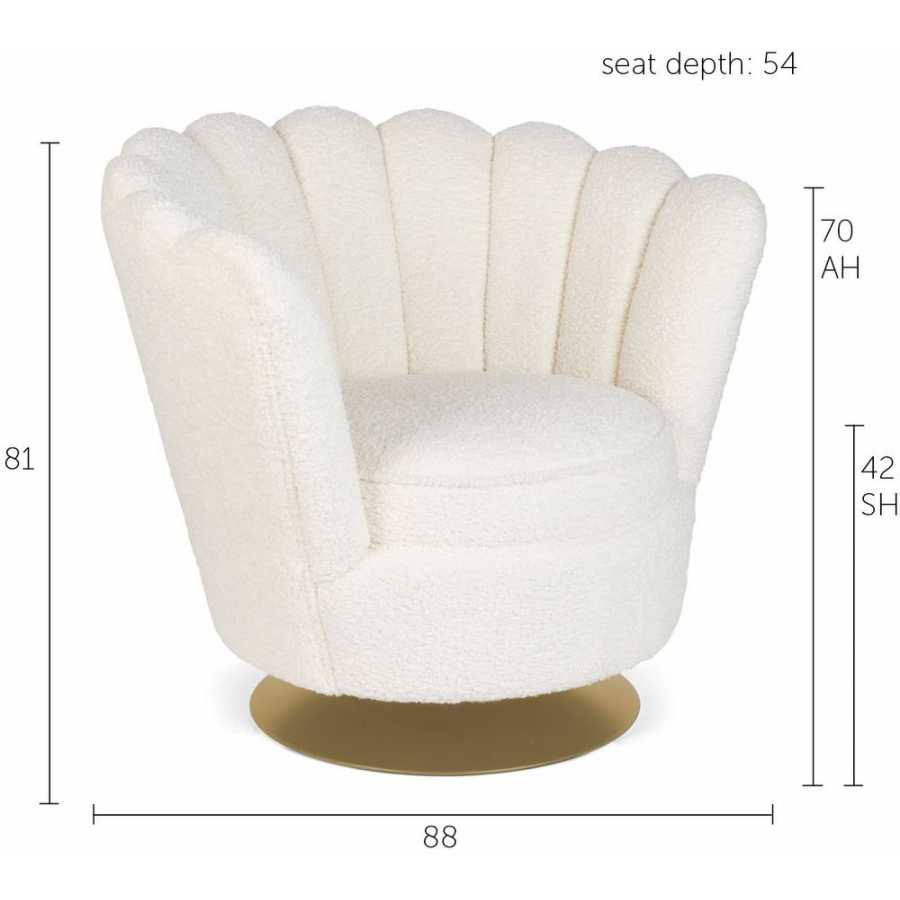 Bold Monkey Mother of All Shells Lounge Chair