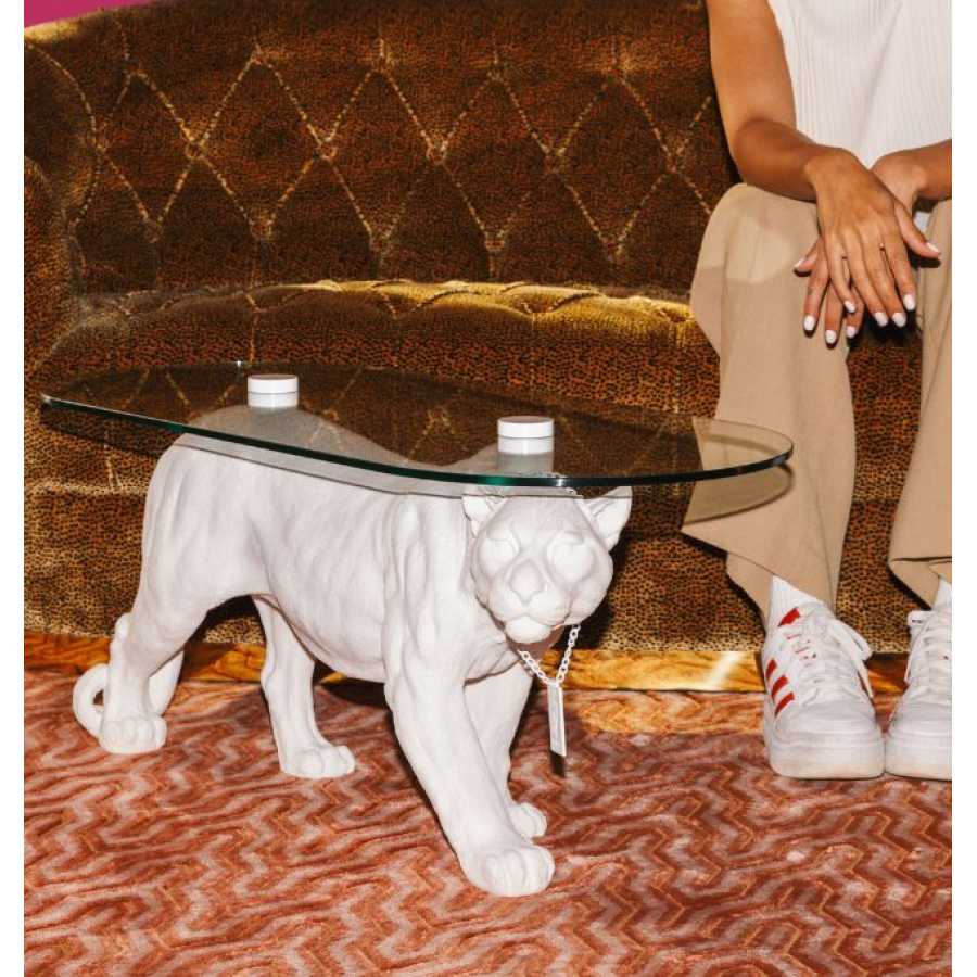 Bold Monkey Dope As Hell Coffee Table - White