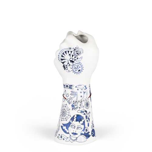 Bold Monkey Liberty Matters Vase - Blue