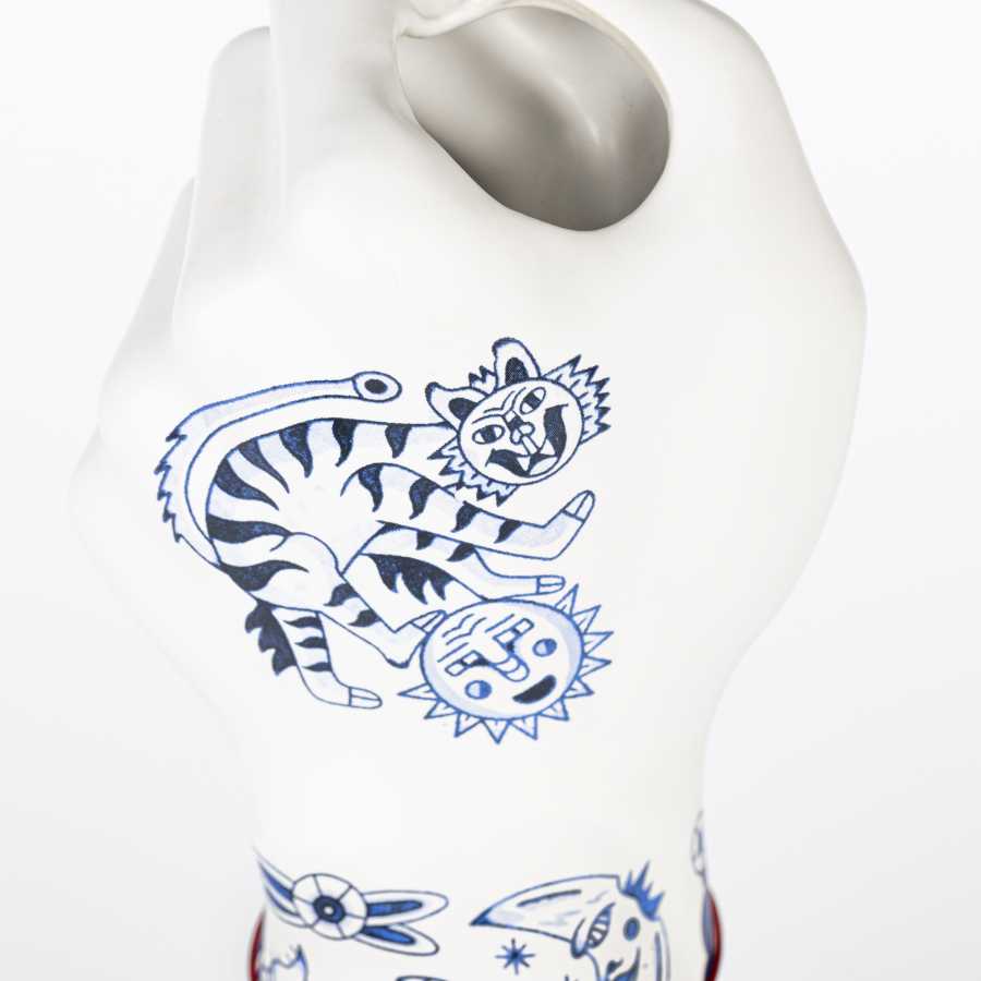 Bold Monkey Liberty Matters Vase - Blue