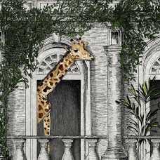 Brand Mckenzie Tropical Daze Animal Architecture BMTD001/03A Wallpaper - Architecture Green