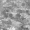 Brand Mckenzie Tropical Daze Rice Terrace Standard BMTD001/11A Wallpaper - Black & White