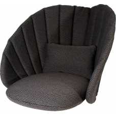 Cane-line Peacock Lounge Chair Cushion Set - Focus Dark Grey