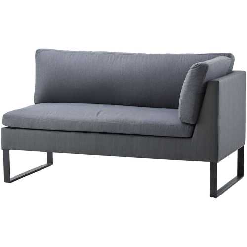 Cane-line Flex Left 2 Seater Outdoor Sofa - Grey