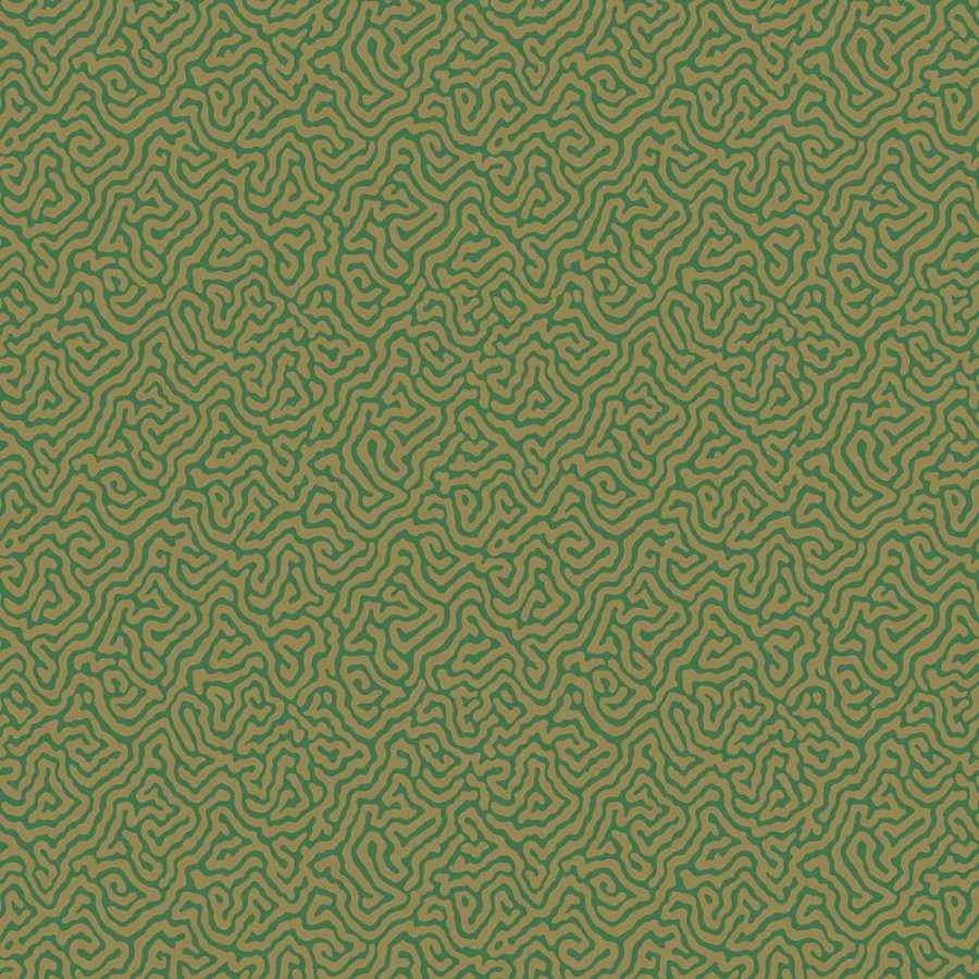 Cole & Son Curio Vermicelli 107/4022 Wallpaper - Green